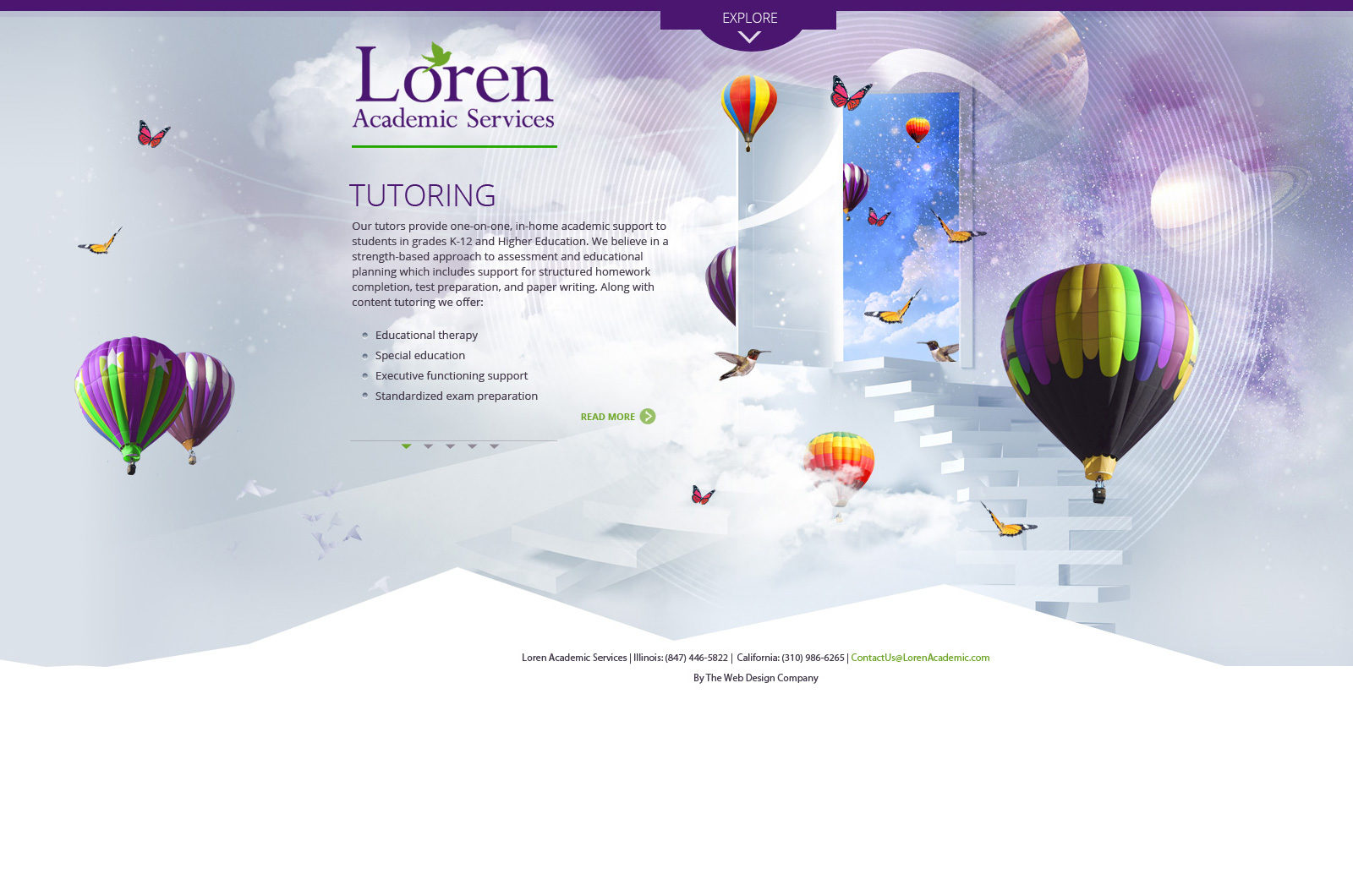 education web design