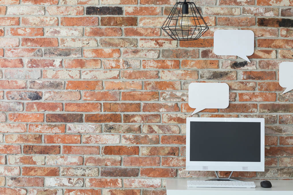 Industrial interior with computer | Los Angeles Web Design Company