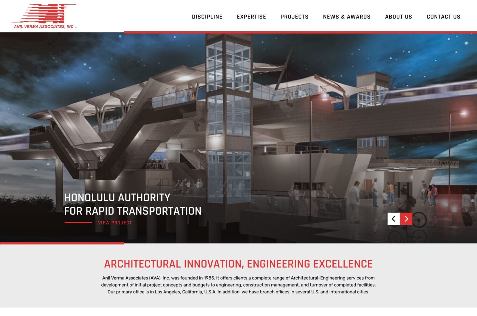 Engineering Website Design
